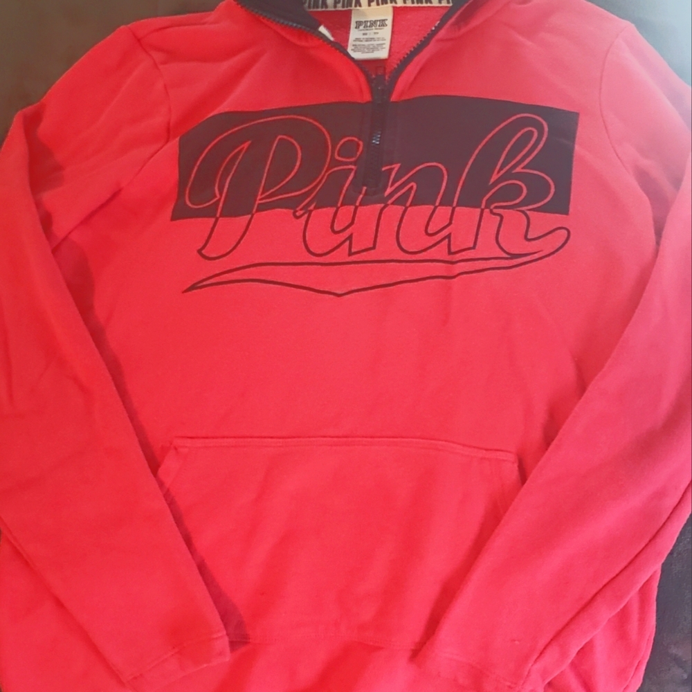 VS/PINK 3/4 zip XS